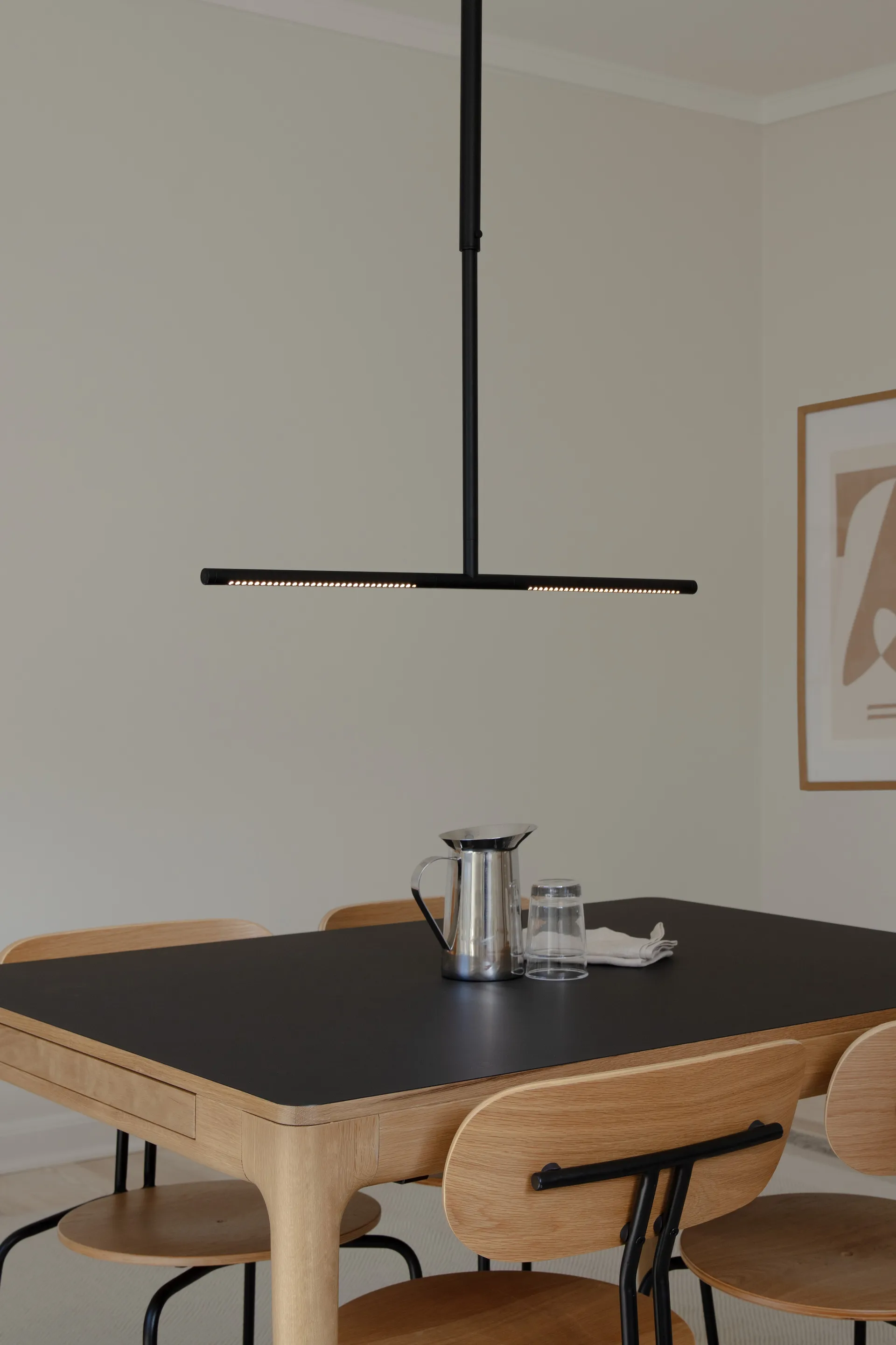 Heart'n'Soul Esstisch 90x120 cm, Oak-obsidian black Umage