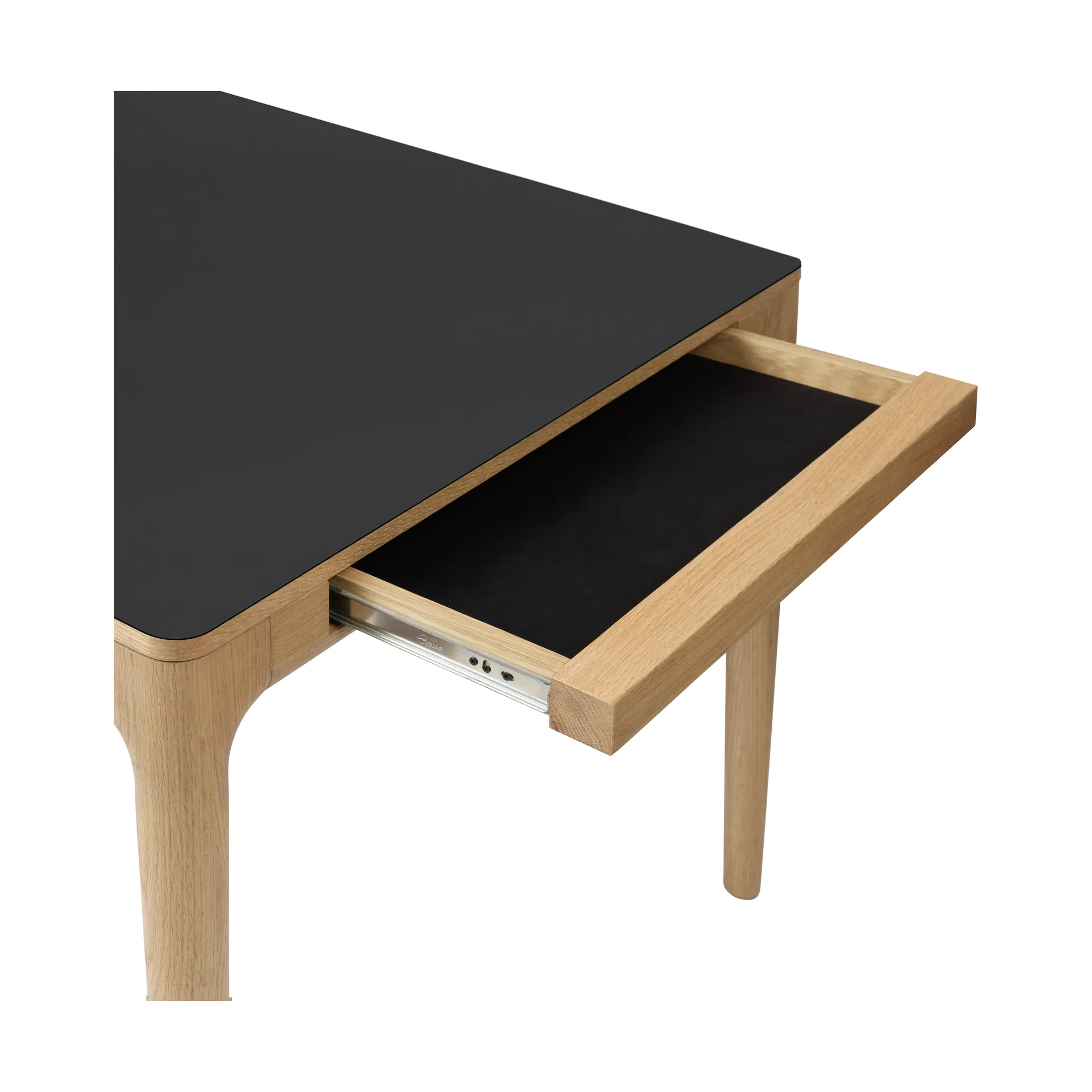 Heart'n'Soul Esstisch 90x200 cm, Oak-obsidian black Umage