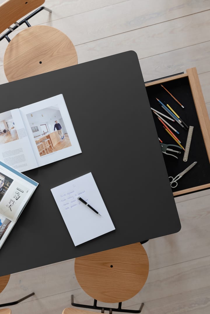 Heart'n'Soul Esstisch 90x200 cm, Oak-obsidian black Umage