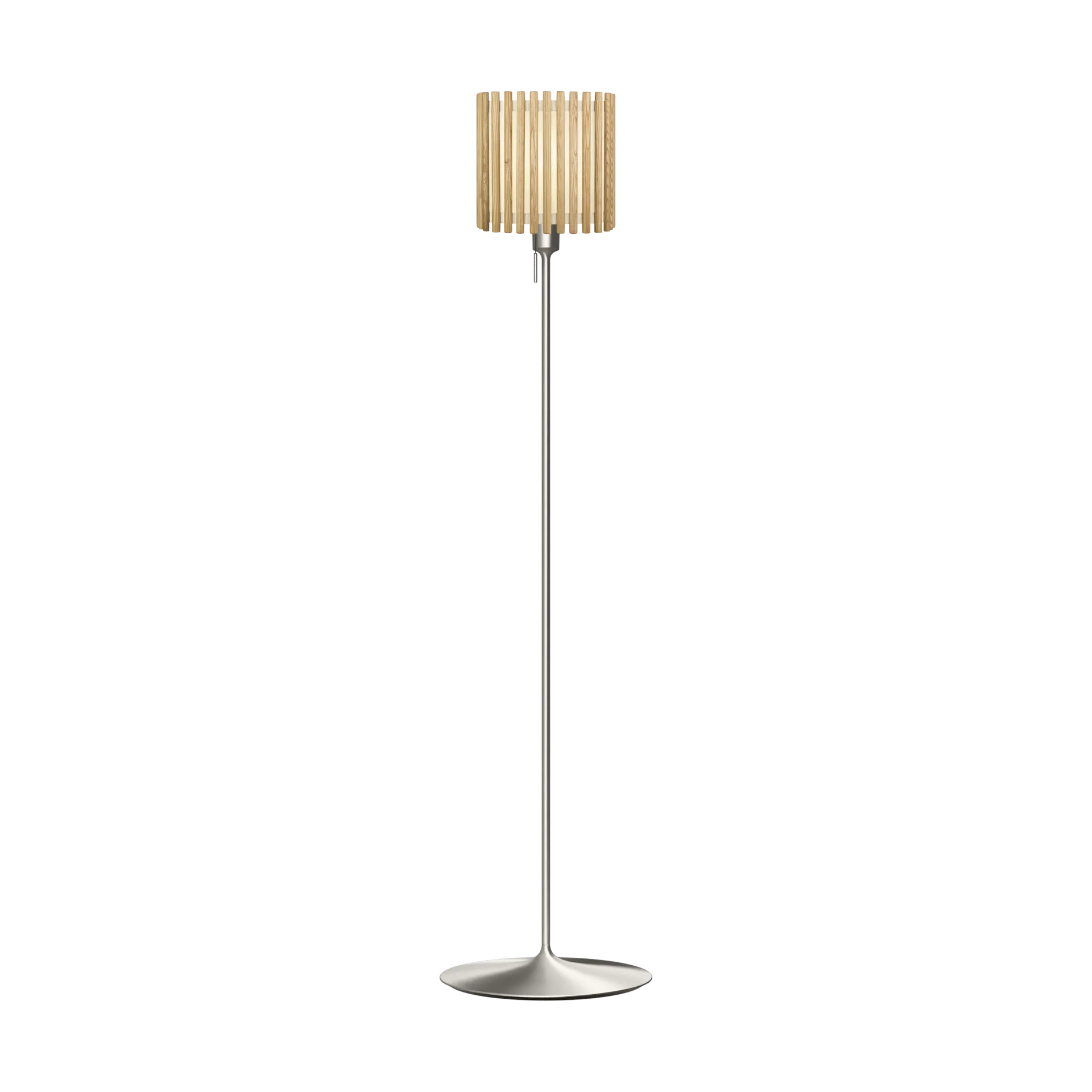 Komorebi Stehleuchte medium, Square oak-Eiche-Gebürsteter Stahl Umage