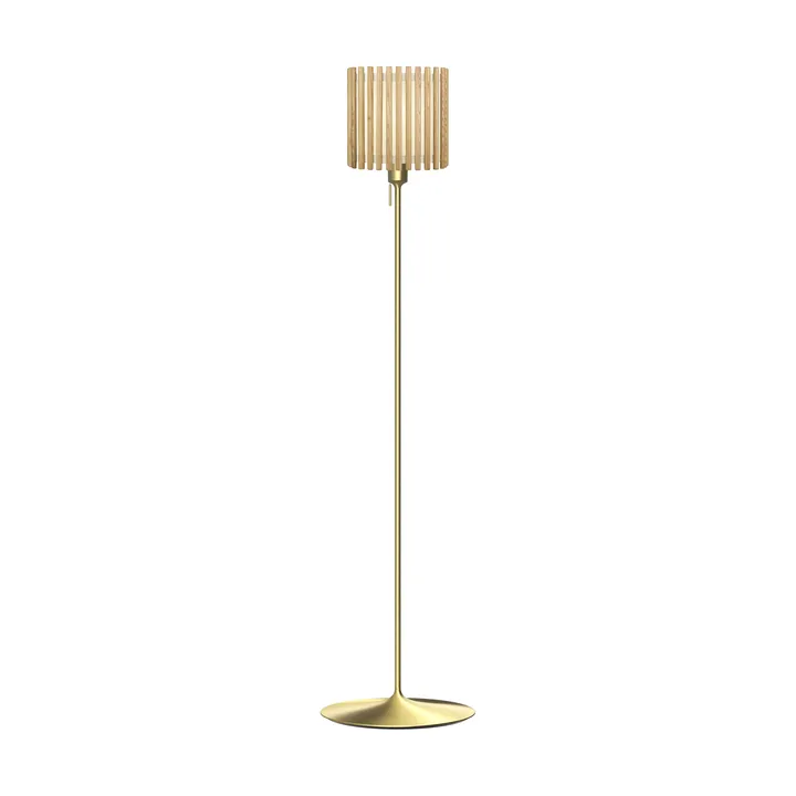 Komorebi Stehleuchte medium - Square oak-gebürstetes Messing - Umage