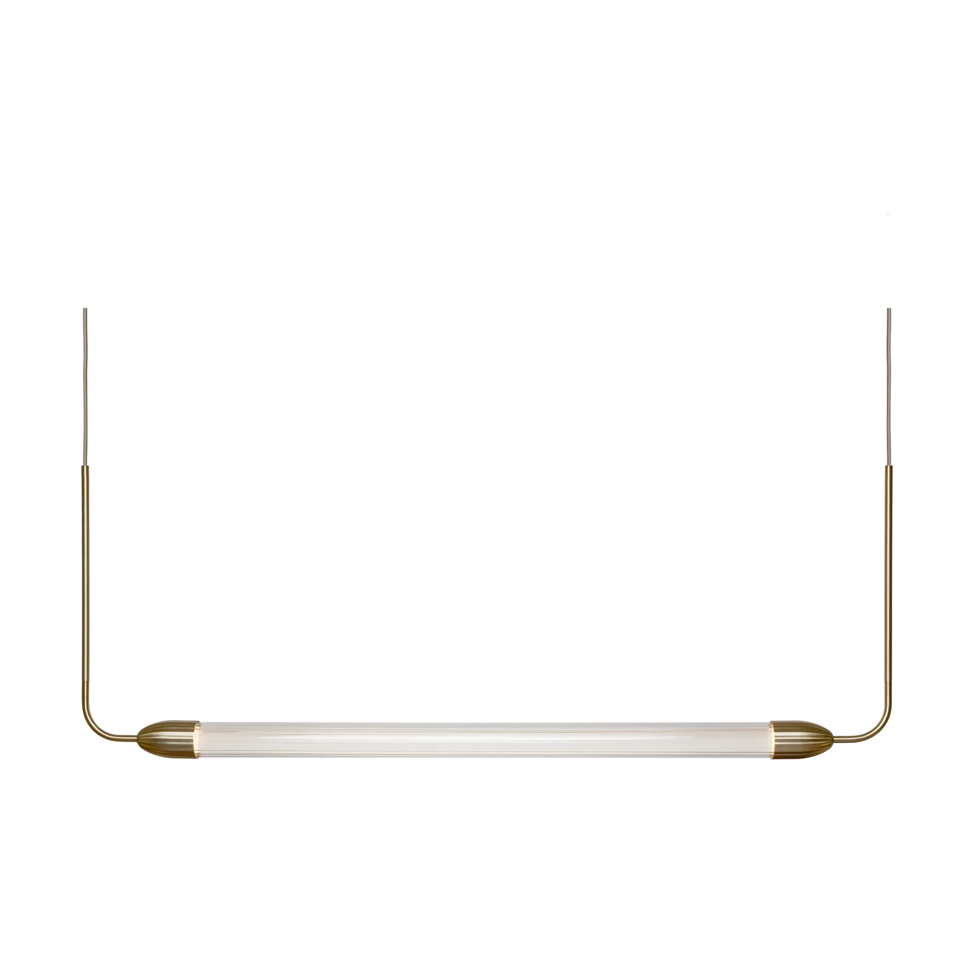 Lemon Squeeze Linear Pendelleuchte, Brass Umage