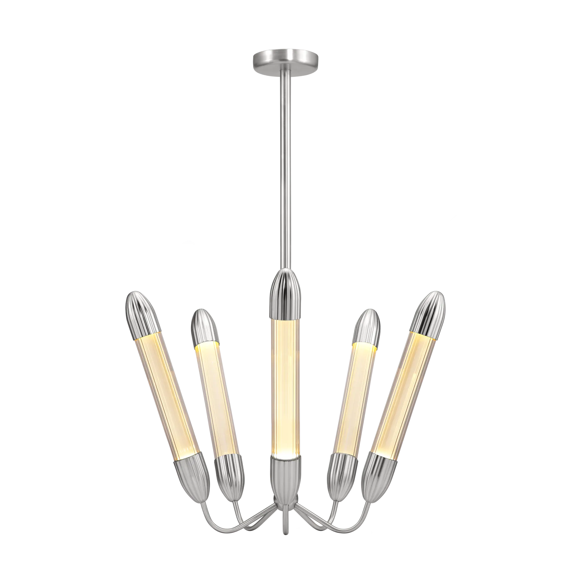 Lemon Squeeze Penta kurze Deckenleuchte, Polished steel Umage