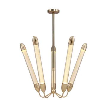 Lemon Squeeze Penta lange Deckenleuchte - Plated brass - Umage