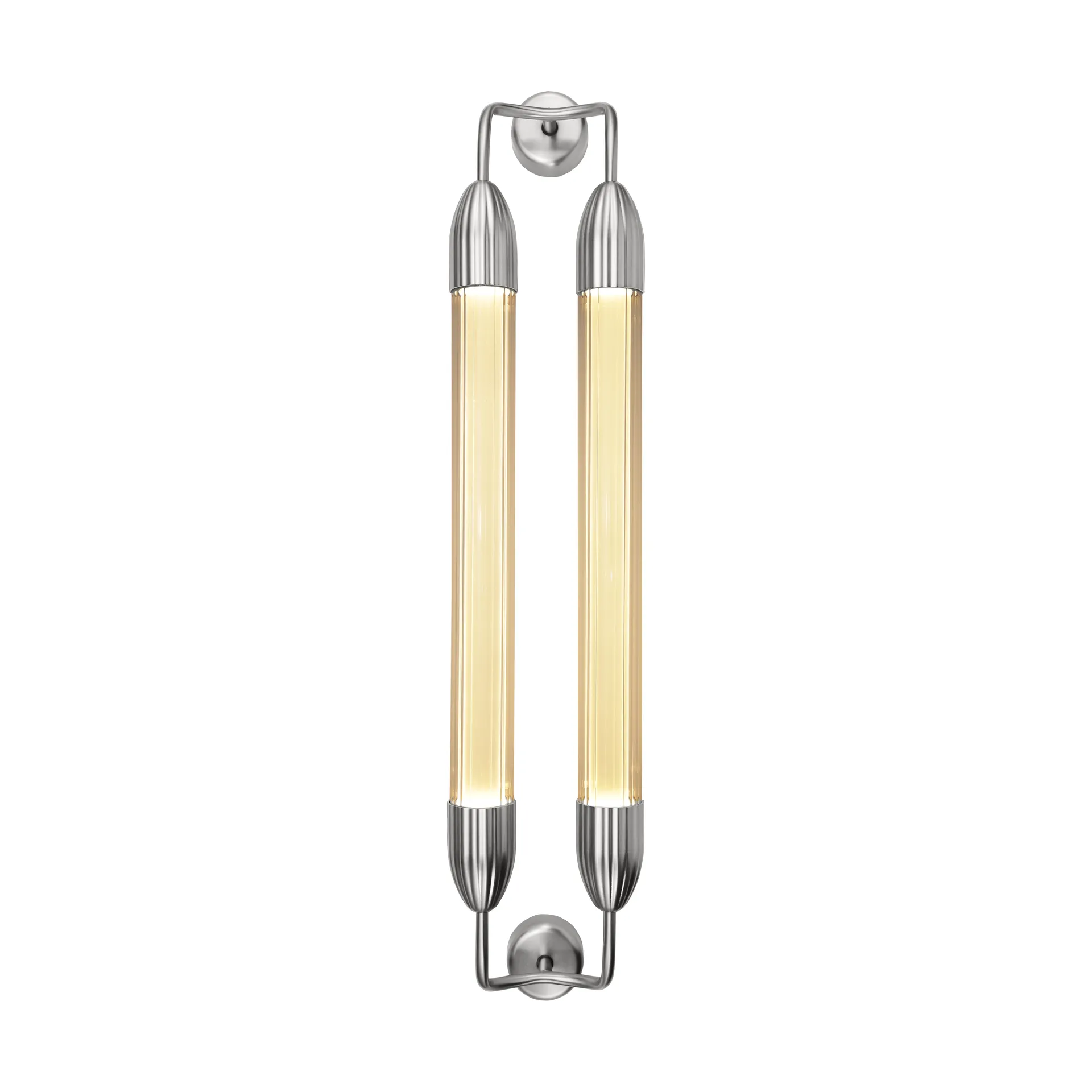 Lemon Squeeze Wall lange Wandleuchte, Double polished steel Umage