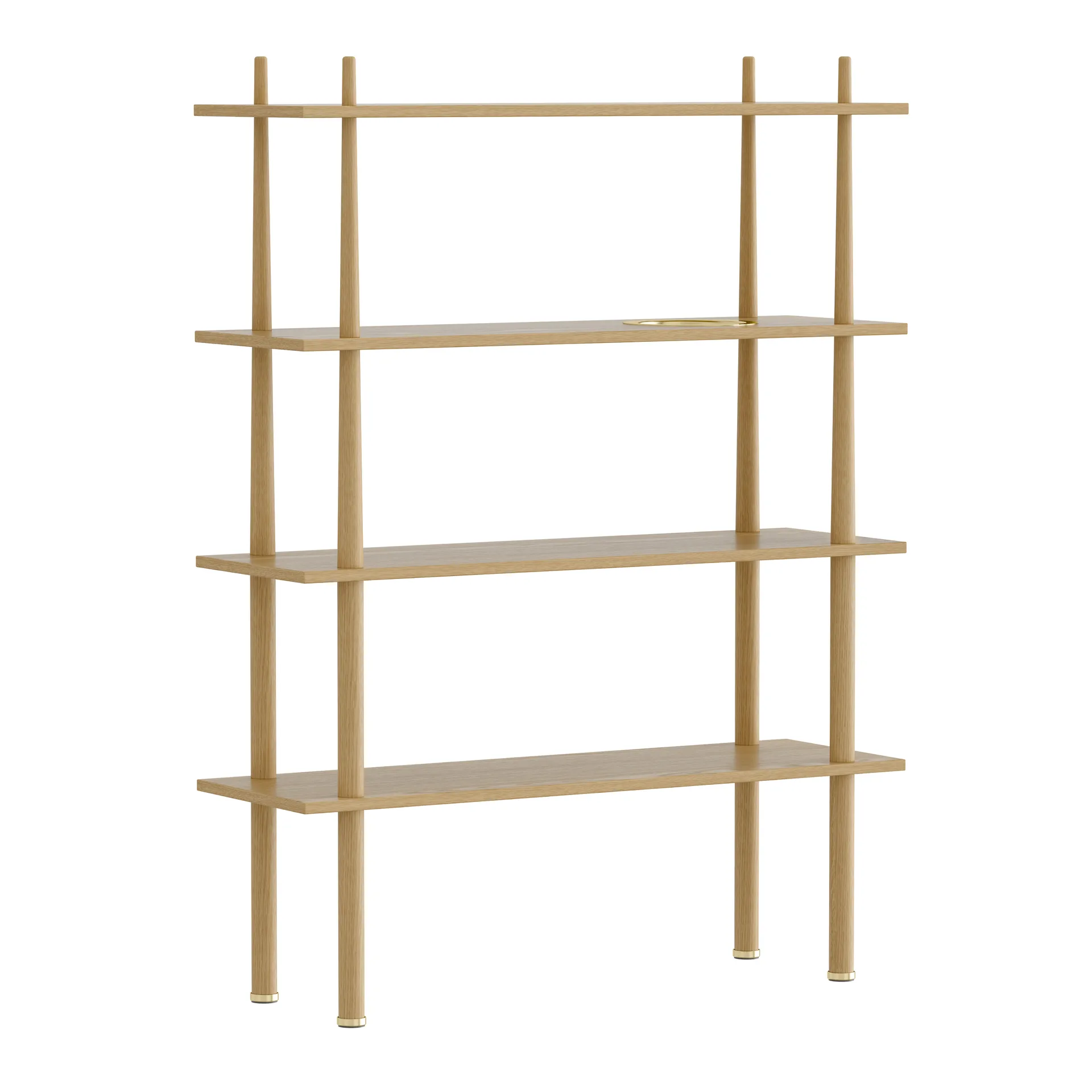 Stories Regal mit 4 Regalböden, Oak Umage