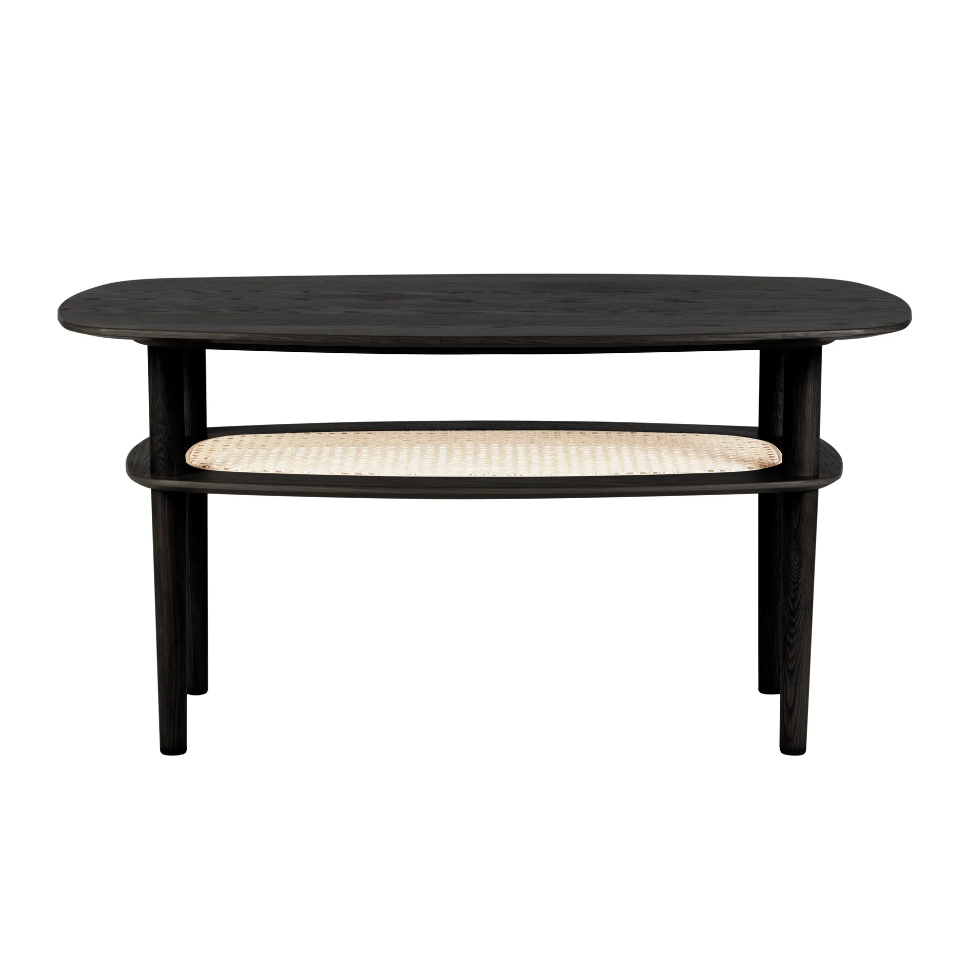 Together Sleek Rectangle Couchtisch 60x100 cm, Black oak Umage