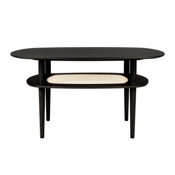 Together Smooth Square Couchtisch 100x100 cm - Black oak - Umage