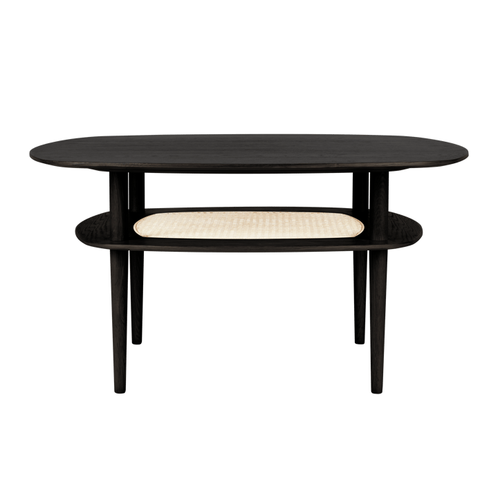 Together Smooth Square Couchtisch 100x100 cm - Black oak - Umage