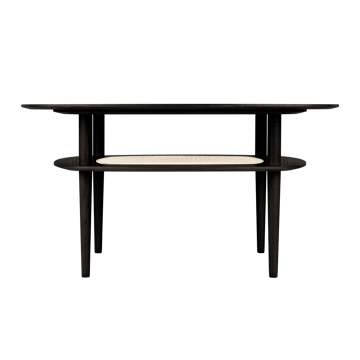 Together Smooth Square Couchtisch 100x100 cm - Black oak - Umage