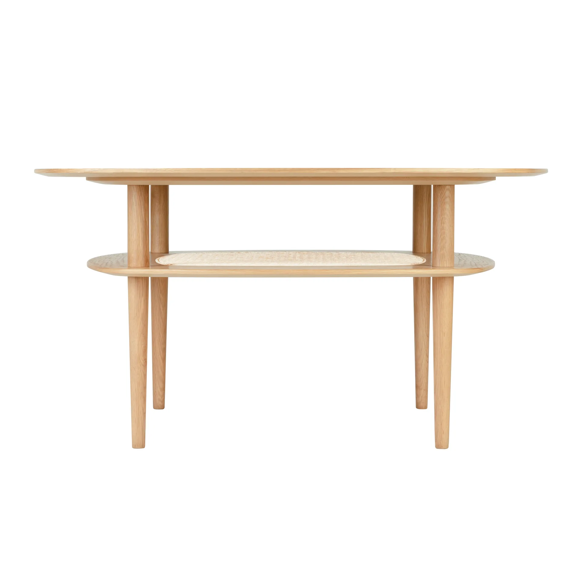 Together Smooth Square Couchtisch 100x100 cm, Oak Umage