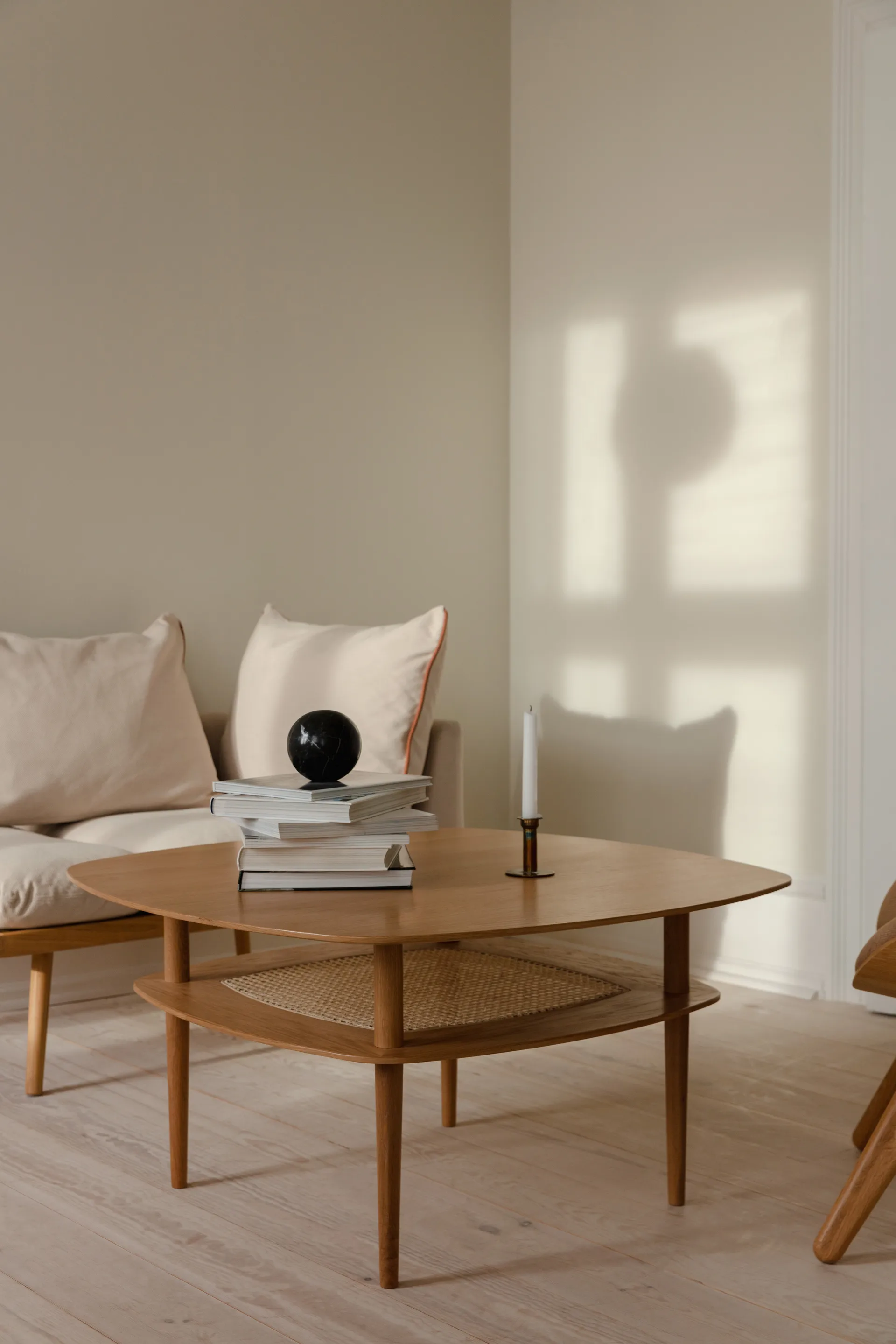 Together Smooth Square Couchtisch 100x100 cm, Oak Umage