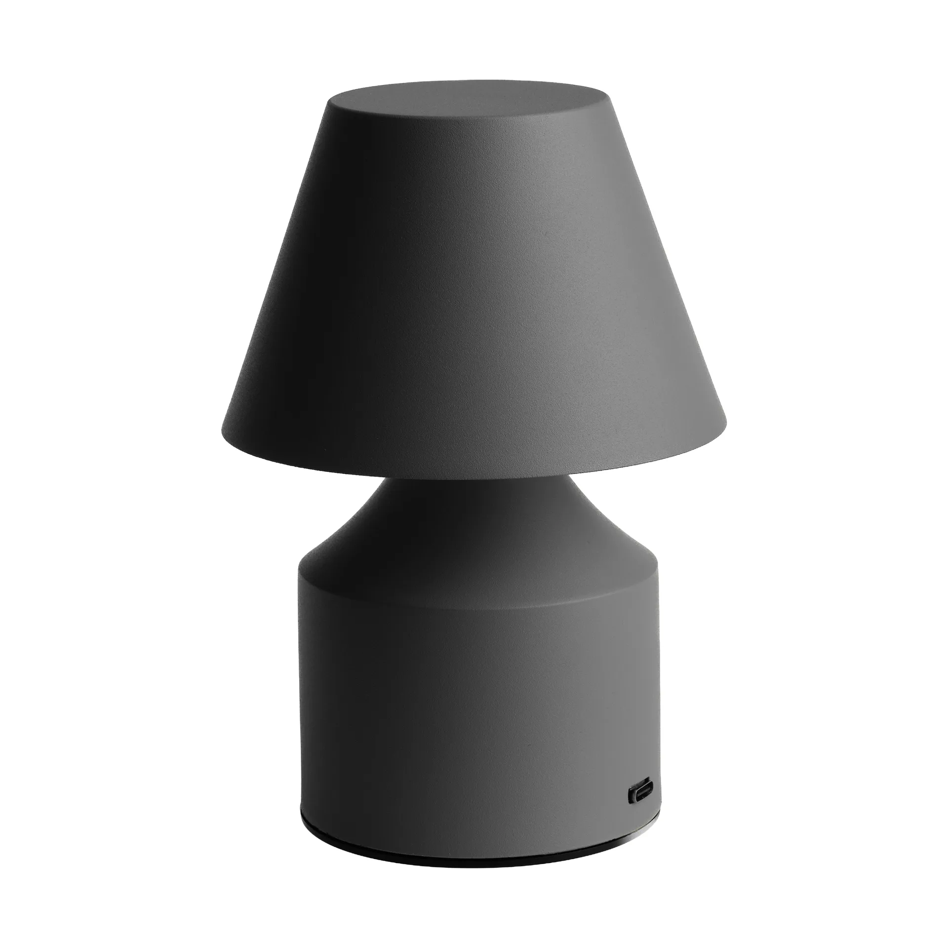 kabellose tragbare Tischleuchte, Graphit, Ø11 × 16,3 cm Unison