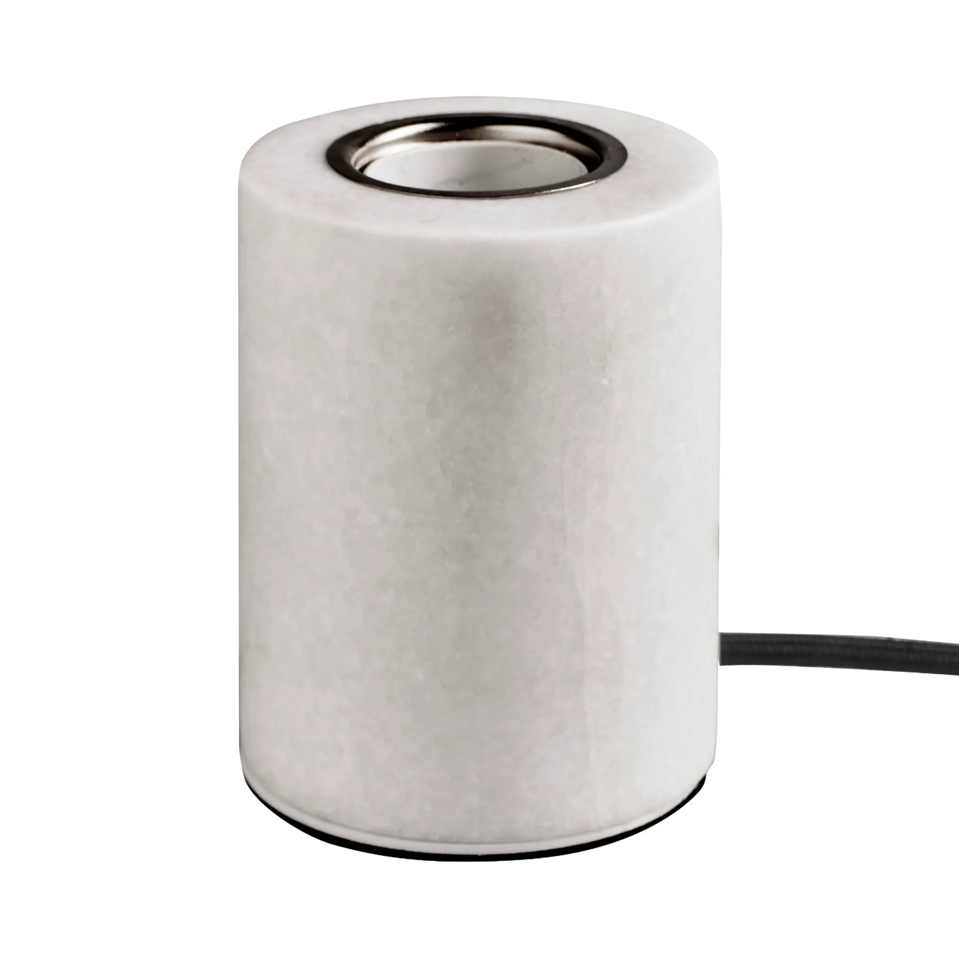 Marble Lampenfuß, Weiß seidenmatt, Ø8×10,5 cm Unison