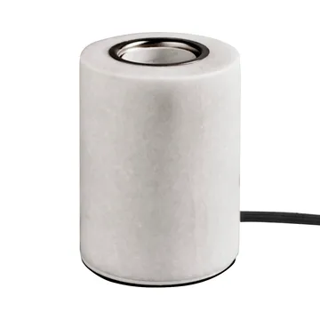 Marble Lampenfuß - Weiß seidenmatt, Ø8×10,5 cm - Unison