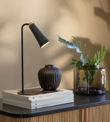 No Cable wiederaufladbare Schreibtischleuchte - Schwarz, Ø11,7x34,8 cm - Unison