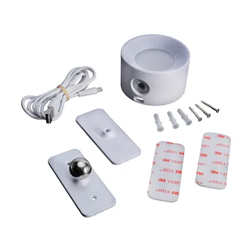 No Cable wiederaufladbare Wandleuchte - Weiß, Ø8x4,5 cm - Unison