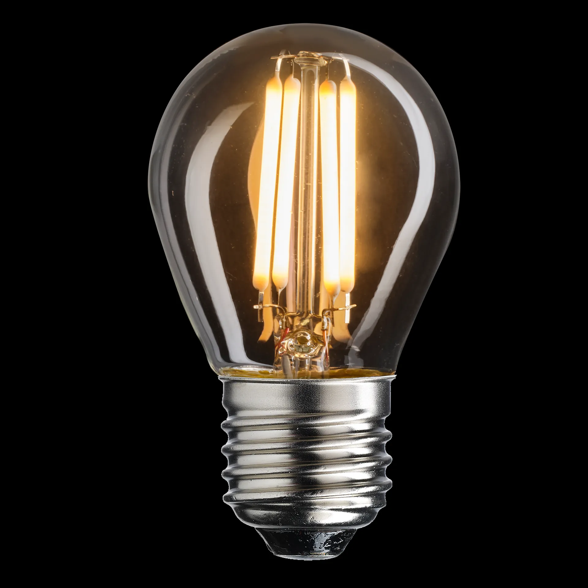 Uni-white Kugel klar dimmbare Lichtquelle E27, 2700K 300lm 4W Unison