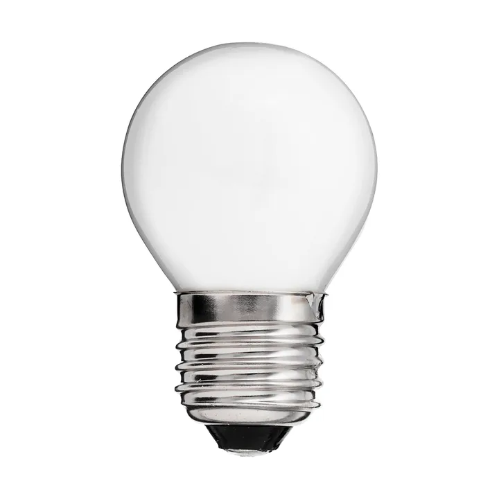 Uni-white Kugel Opal dimmbare Lichtquelle E27 - 2700K 300lm 4W - Unison