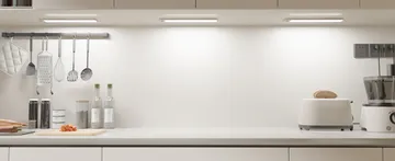 Vitrine/Unterschrankbeleuchtung wiederaufladbar - Weiß, 20×4×1,5 cm - Unison