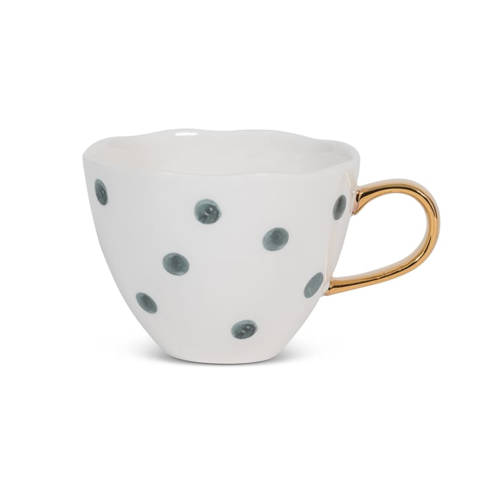 Good Morning Tasse cappuccino 30cl weiß - Small dots - URBAN NATURE CULTURE