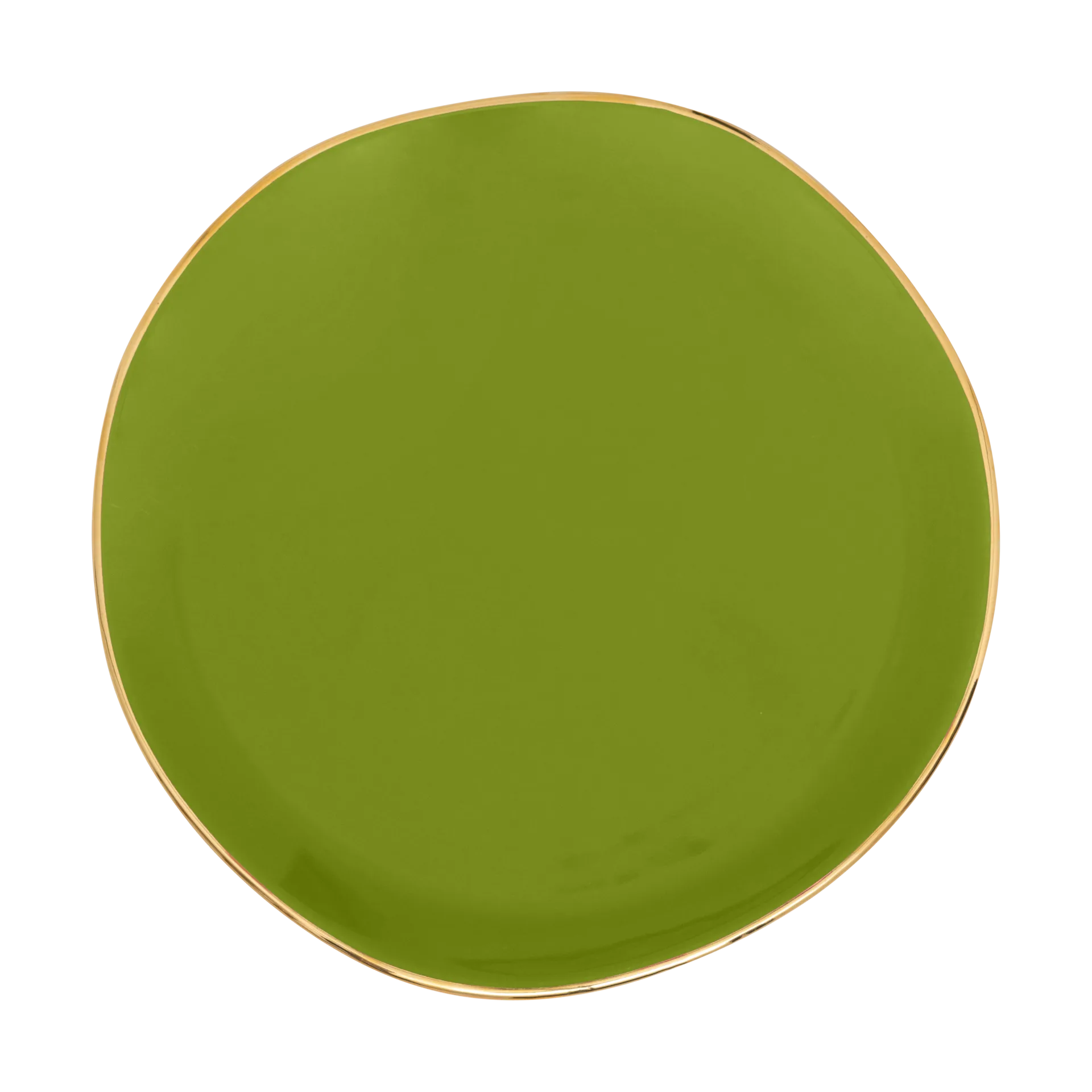 Good Morning Teller 17cm weiß, Evergreen sprig URBAN NATURE CULTURE