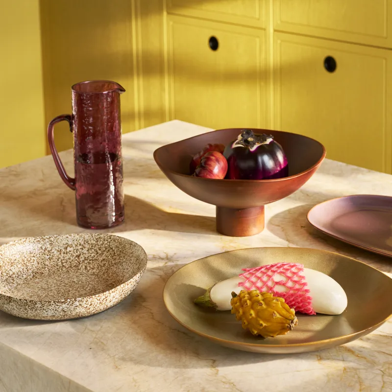 Nox Schale Ø28 cm, Braun-weiß URBAN NATURE CULTURE