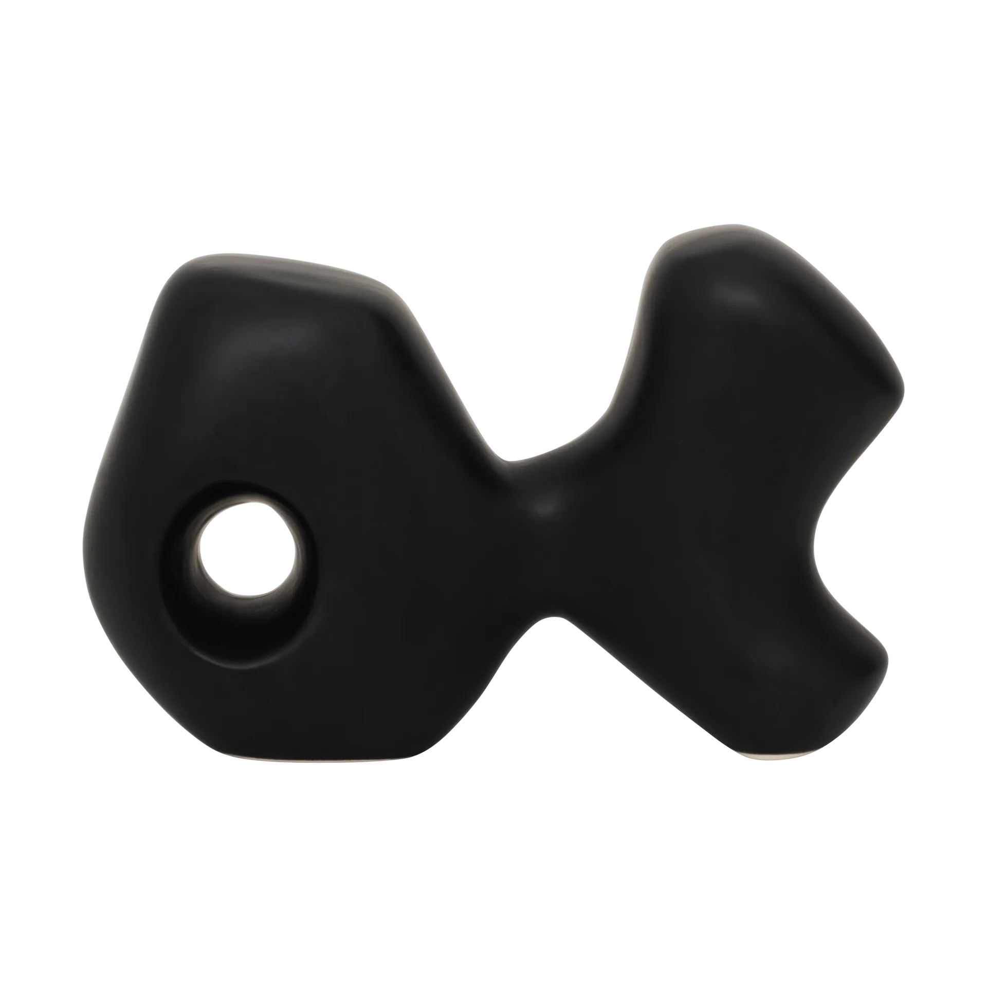 Object Noggin Fisch, Matt black URBAN NATURE CULTURE