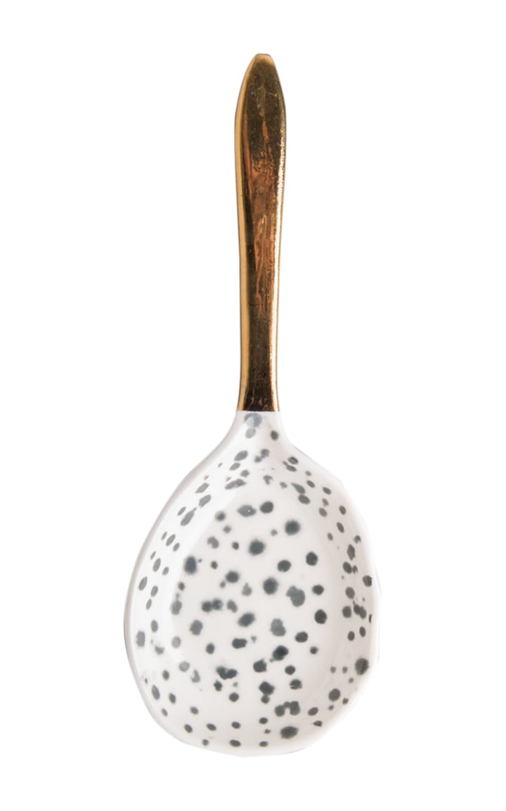 Spoon kuba Servierteller 16cm - Schwarz-weiß-gold - URBAN NATURE CULTURE
