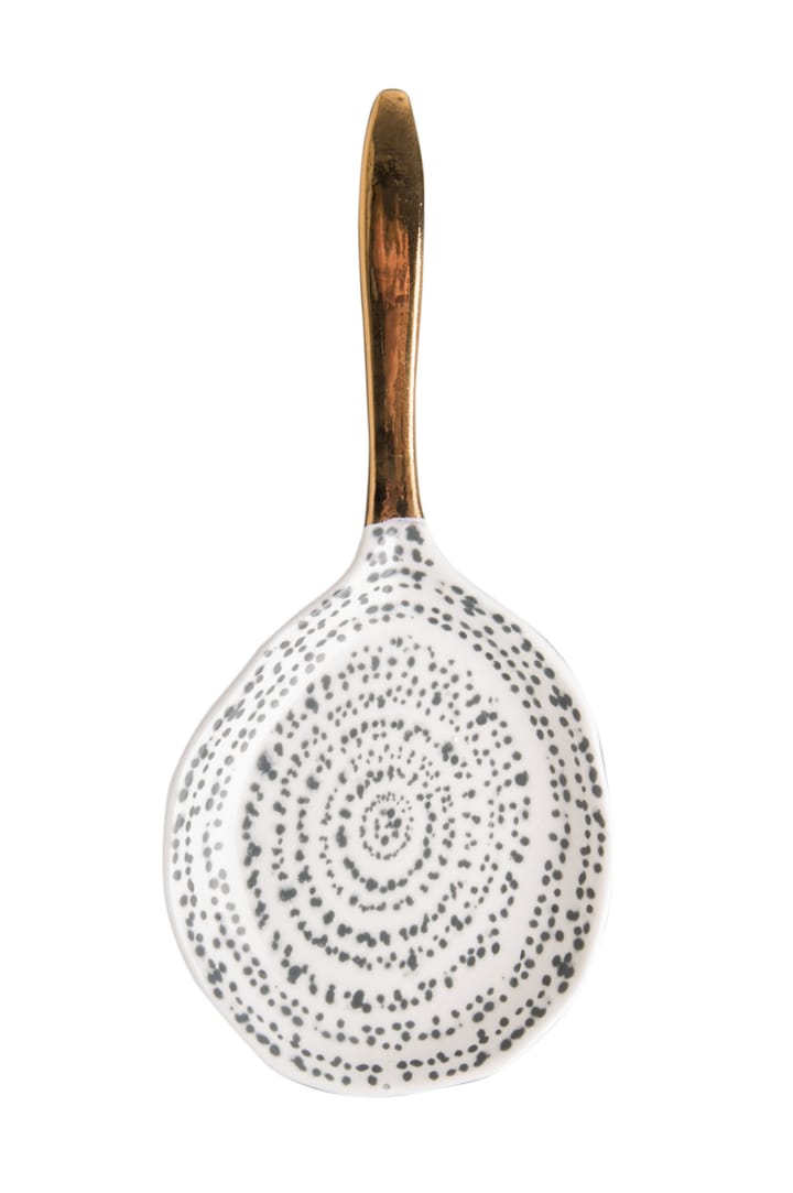 Spoon kuba Servierteller 19,5cm - Schwarz-weiß-gold - URBAN NATURE CULTURE