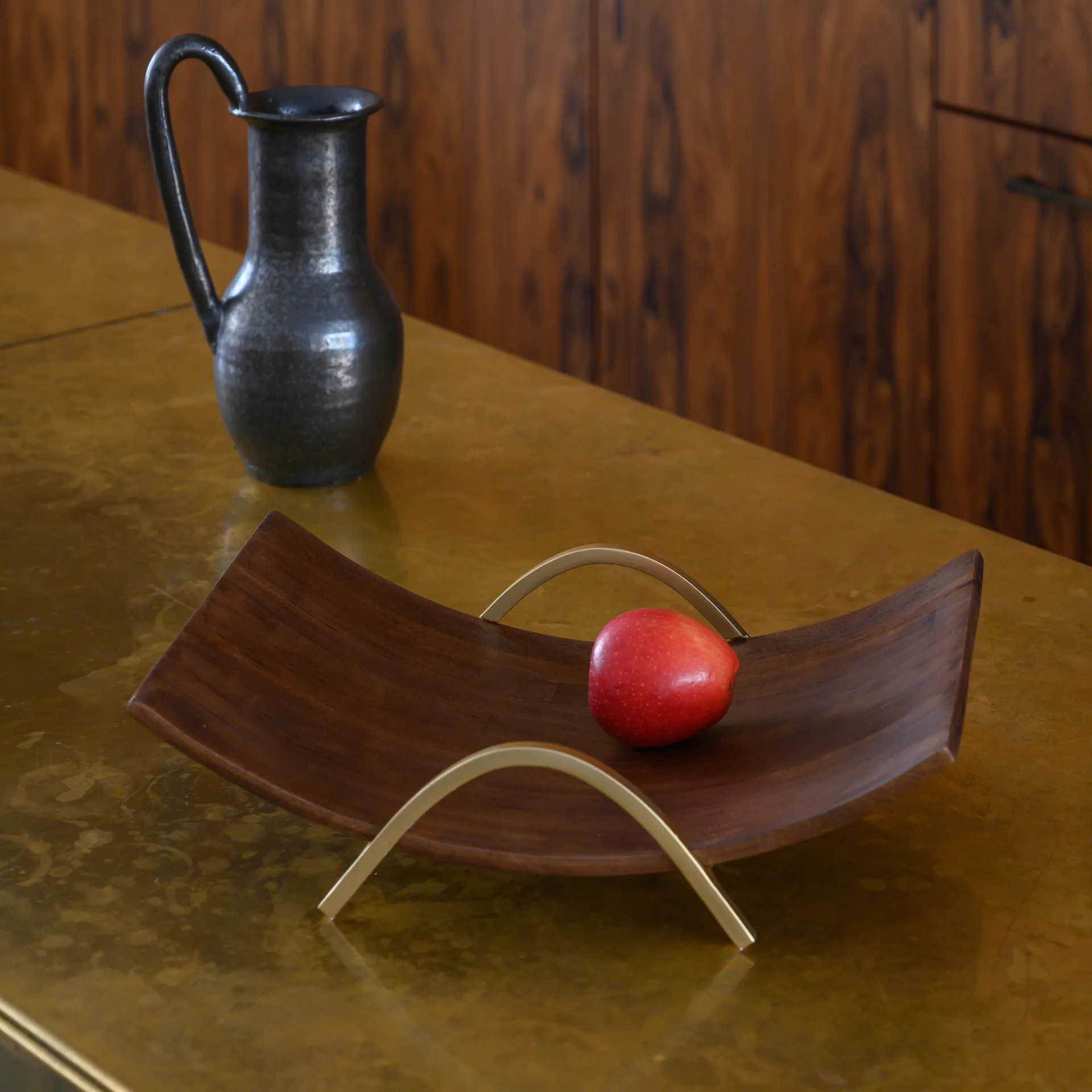 UNC Serviertablett Mangoholz 27 x 40cm, Walnut URBAN NATURE CULTURE