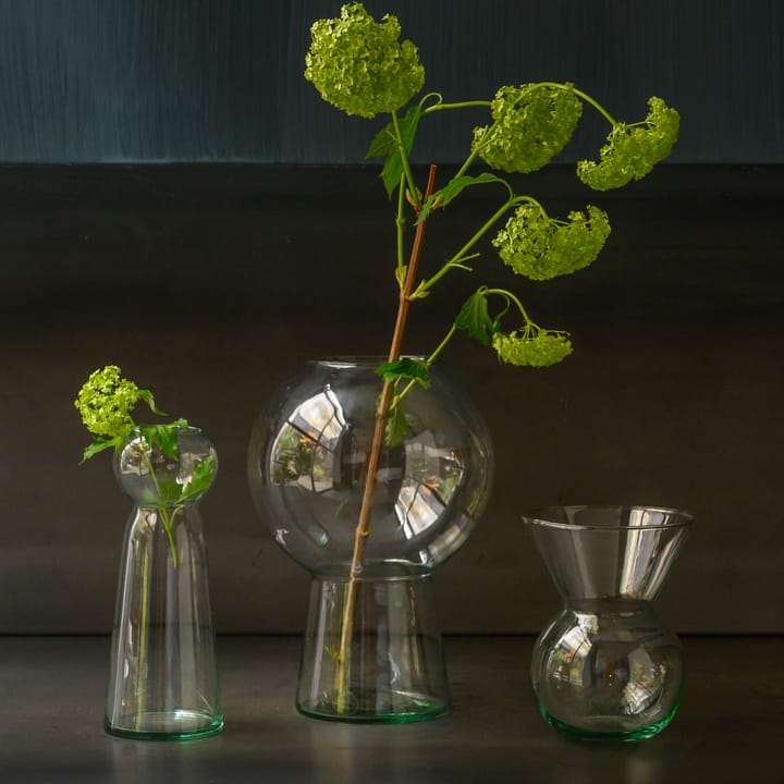 UNC Vase recyceltes Glas L 24,9cm, Klar URBAN NATURE CULTURE