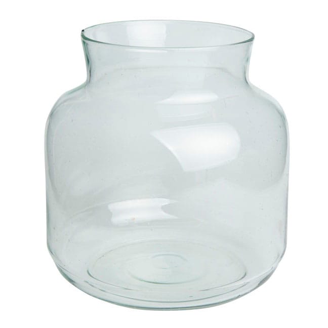 Vase aus recyceltem Glas 23cm - Klar - URBAN NATURE CULTURE