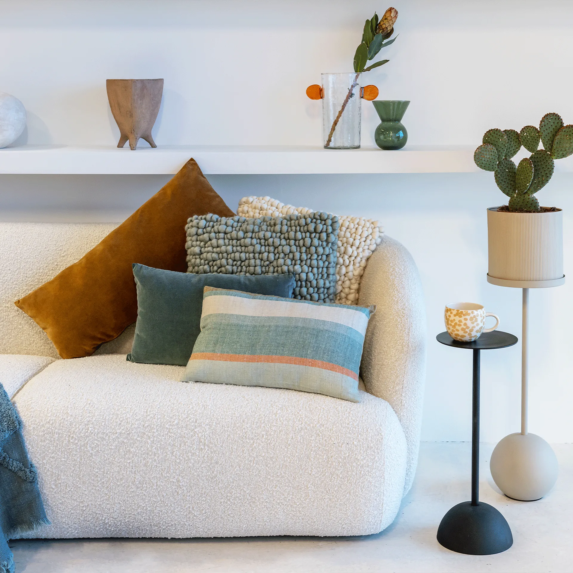 Wool 3D Kissen 45 x 45cm, Lilypad URBAN NATURE CULTURE