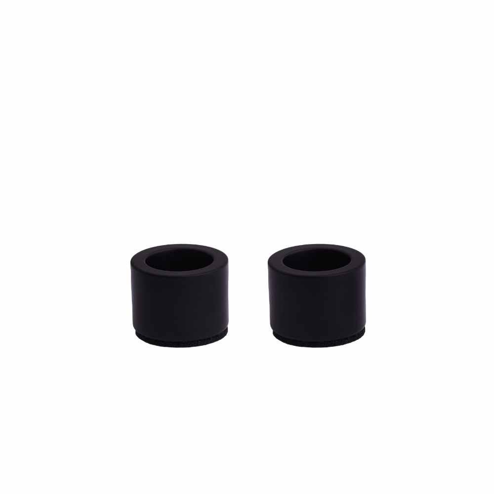 Uyuni Lighting Light Kerzenhalter 2er-Pack 3x2 cm Zink matt schwarz