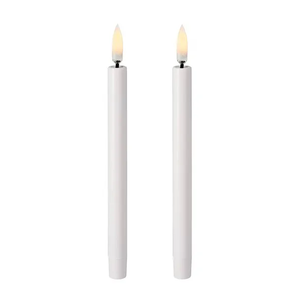 Uyuni LED Stabkerze Mini weiß Ø1,3cm 2er Pack