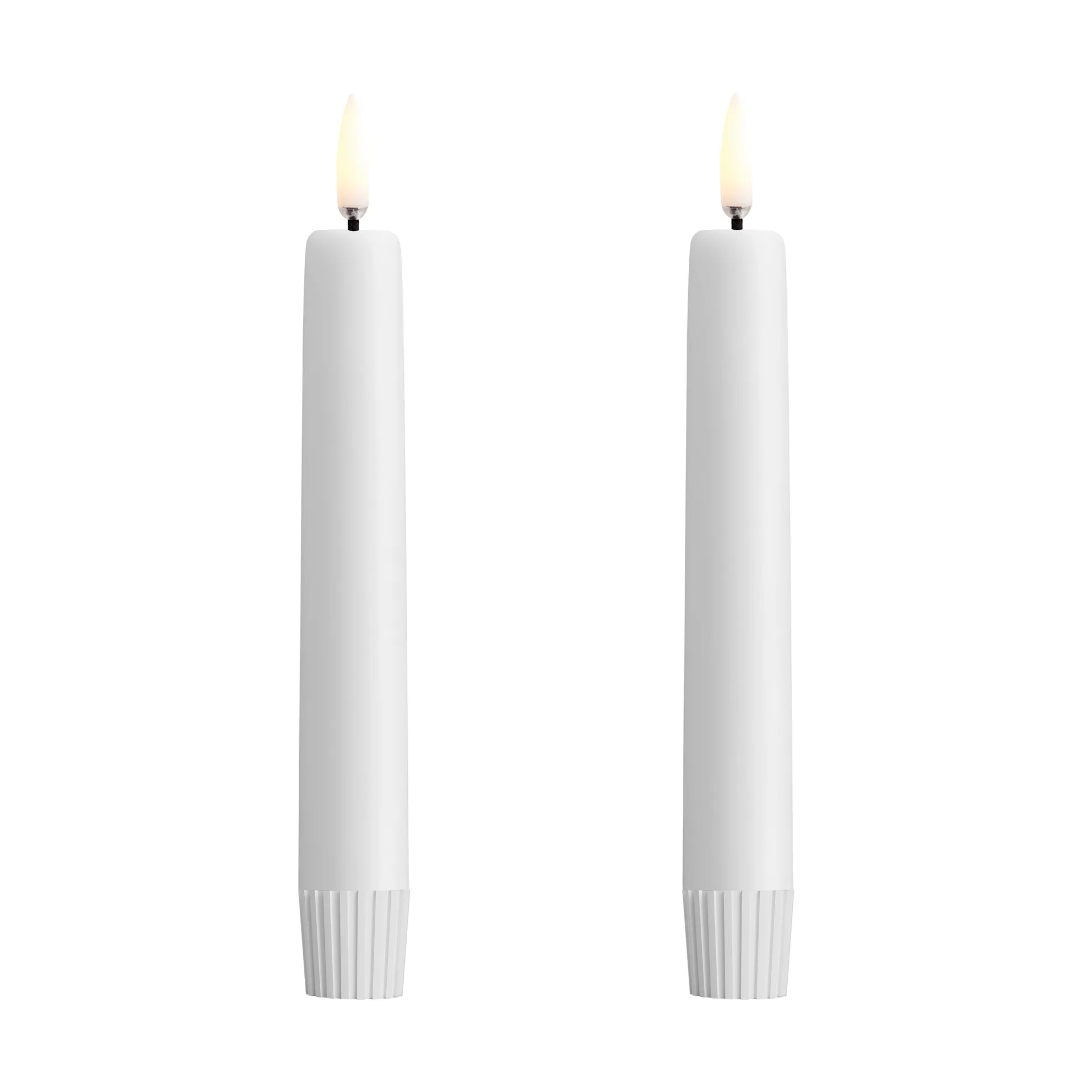 Uyuni LED Stabkerze weiß 2er Pack, Ø2,3 x 16,4cm Uyuni Lighting
