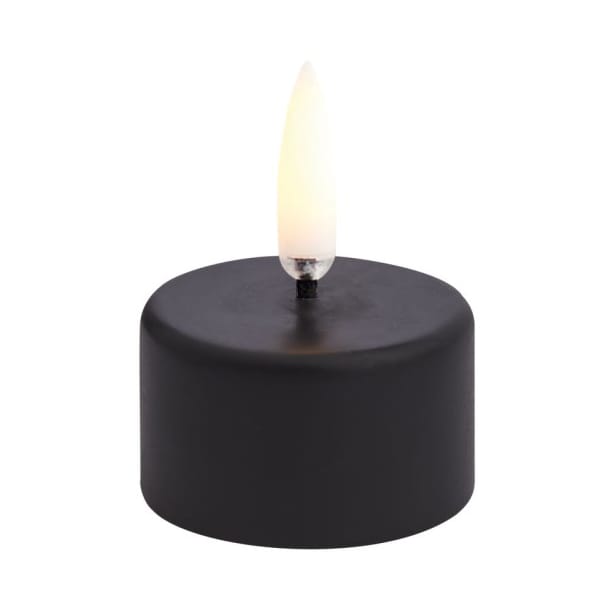 Uyuni LED Teelicht Schwarz, Ø4x2,5 cm Uyuni Lighting