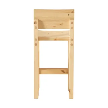 001 Bar Stool Barhocker - Matt geölwachsbehandelte Kiefer, 65 cm - Vaarnii