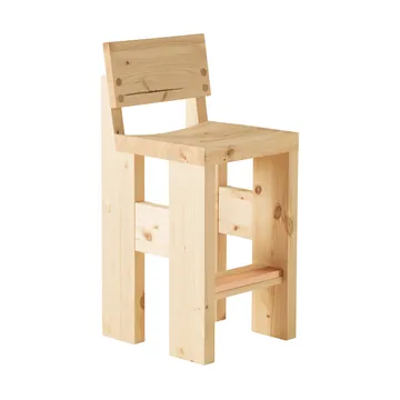001 Bar Stool Barhocker - Matt geölwachsbehandelte Kiefer, 65 cm - Vaarnii