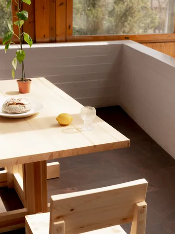 001 Dining Chair Stuhl - Matt geöltes Wachs-Kiefernholz - Vaarnii