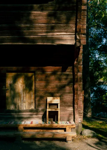 001 Dining Chair Stuhl - Matt geöltes Wachs-Kiefernholz - Vaarnii