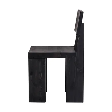 001 Dining Chair Stuhl - Schwarz gebeizte Kiefer - Vaarnii
