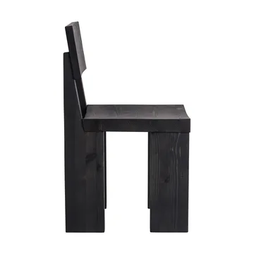 001 Dining Chair Stuhl - Schwarz gebeizte Kiefer - Vaarnii