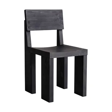 001 Dining Chair Stuhl - Schwarz gebeizte Kiefer - Vaarnii