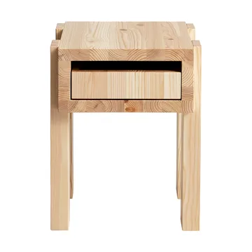 003 Stilts Side Table Beistelltisch - Matt geöltes Wachs Kiefer 40x36x45 cm - Vaarnii