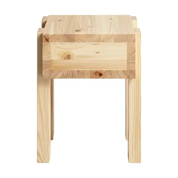 003 Stilts Side Table Beistelltisch - Matt geöltes Wachs Kiefer 40x36x45 cm - Vaarnii