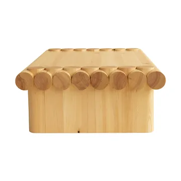 004 Coffee Table Couchtisch - Matt geöltes Wachs-Kiefernholz, 120x80x35 cm - Vaarnii