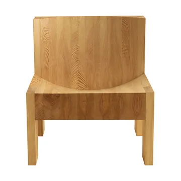 005 Lounge Chair Loungesessel - Matt geöltes Wachs-Kiefernholz - Vaarnii
