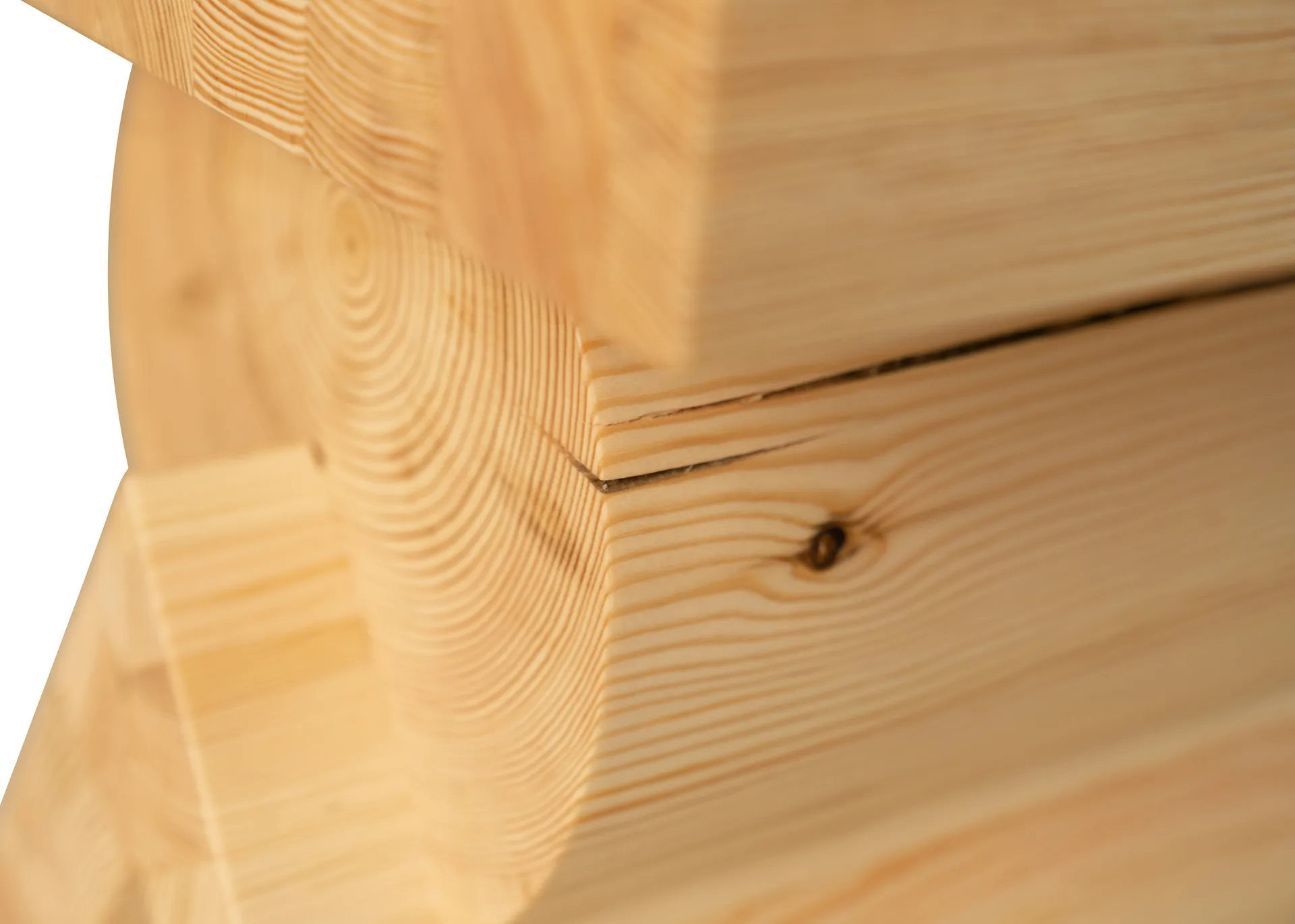 006 AA Side Table Beistelltisch, Matt geölte Kiefer, 40x40x45 cm Vaarnii